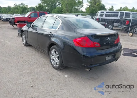 2011 Infiniti G25X z USA, uszkodzony, nr VIN JN1DV6AR6BM450155